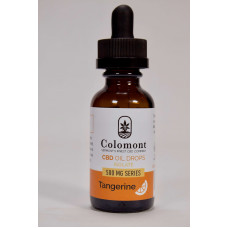 500mg - CBD Isolate Oil Drops - Tangerine 